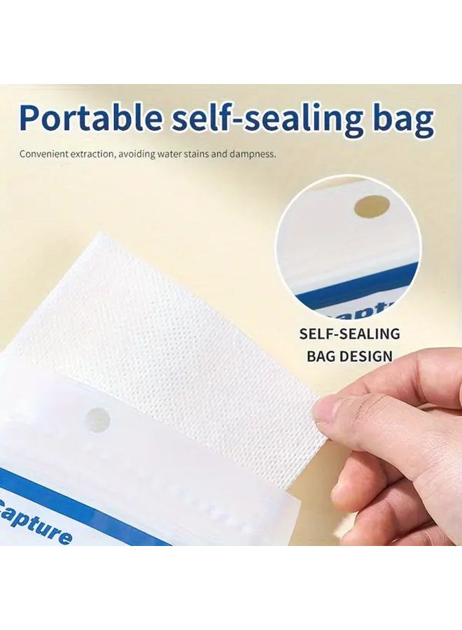 50 قطعة من أوراق احتجاز ألوان الغسيل مقاس 14 سم × 11 سم بتقنية احتجاز الصبغات لا تحتاج إلى كهرباء - Image 5